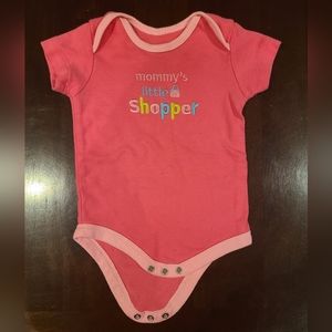 🌟5/$25 Mommy's Little Shopper Onesie Size 6-12 Months